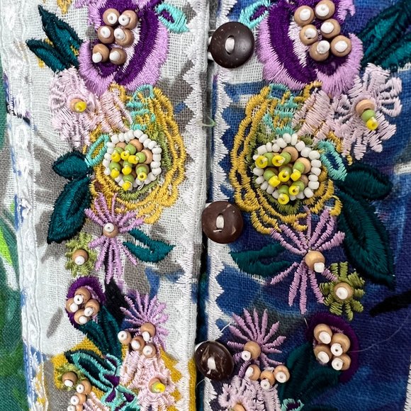 Soft Surroundings - Tunic Floral with Beading - PXL Petite XL - Picture 5 of 14